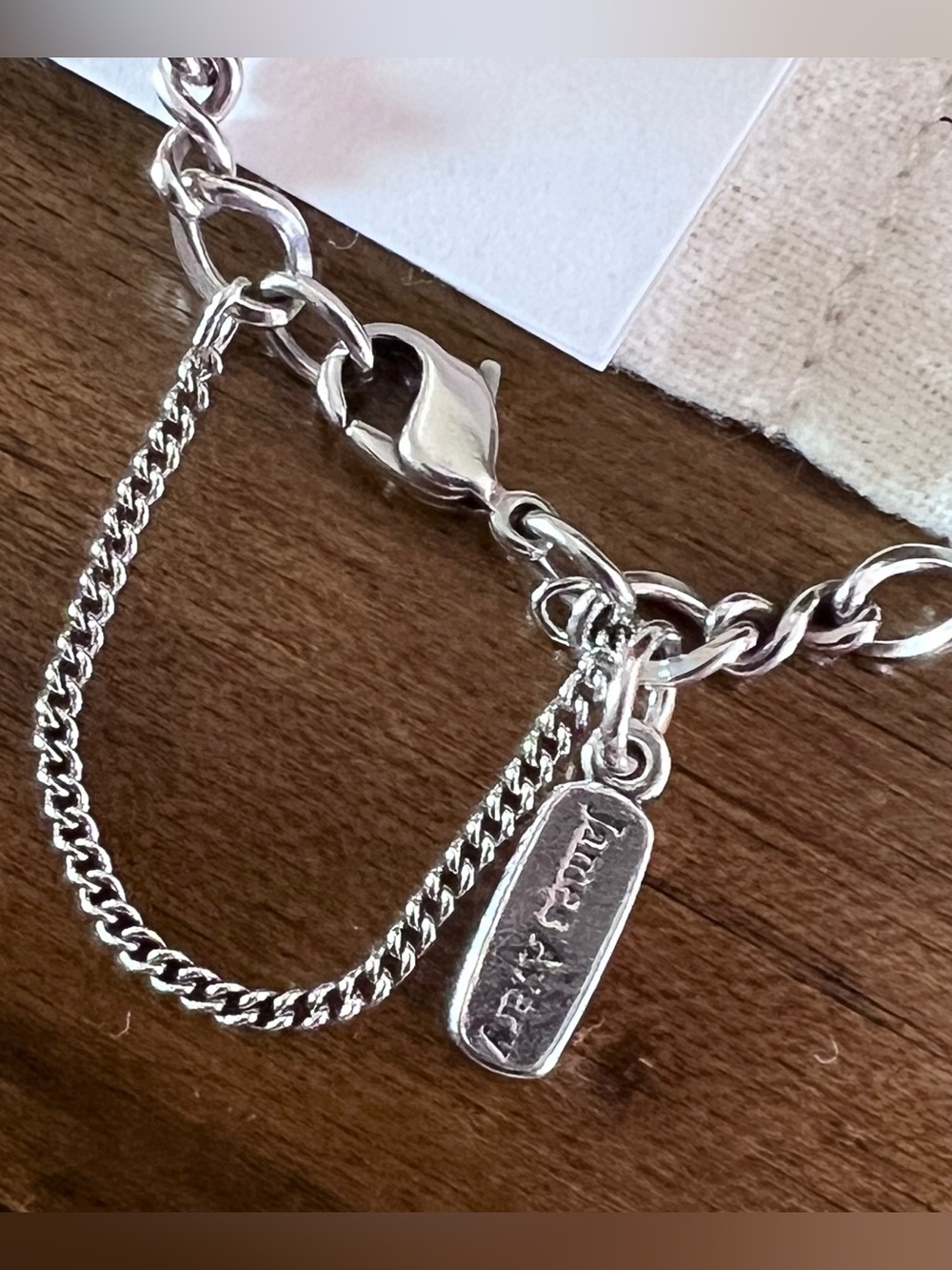 James Avery Twisted Twist Charm Bracelet Sterling Silver 925 - Picture 4 of 9